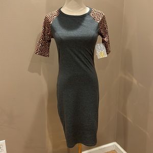 LuLaRoe Julia Knit Dress size XXS New with Tags